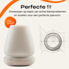 FLOOQ – Stuhlbeinkappen Pro – Rund – Beige – Floor
