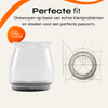 FLOOQ - Stoelpootdoppen - Hoge transparantie - Florine