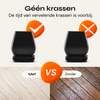 FLOOQ - Stoelpootdoppen pro - Vierkant - Transparant - Florian