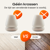 FLOOQ – Stuhlbeinkappen Pro – Rund – Beige – Floor