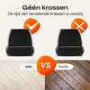 FLOOQ - Stuhlbeinkappen - Rechteckig transparent - Friso