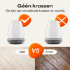 FLOOQ – Stuhlbeinkappen Pro – Rund – Transparent – ​​Floor