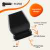 FLOOQ – Stuhlbeinkappen Pro – Quadratisch – Schwarz – Florian