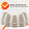 FLOOQ – Stuhlbeinkappen Pro – Rund – Beige – Floor