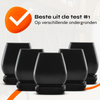 FLOOQ - Stoelpootdoppen pro - Vierkant - Transparant - Florian