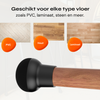 FLOOQ - Embouts de pieds de chaise Pro Inclinés - Ronds - Transparents - Fabian