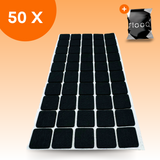 FLOOQ – Selbstklebender Möbelfilz – 50 Stück – 2,0 x 2,0 cm im Quadrat