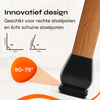 FLOOQ - Stoelpootdoppen pro - Vierkant - Transparant - Florian