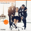 FLOOQ – Transparente Bürostuhlrollen – Finley