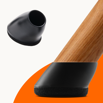 FLOOQ - Stuhlbeinkappen - Oval schräg - Finn