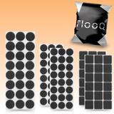 FLOOQ - Filzset - 120 Stück - Schwarz