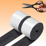 Rouleau de feutre FLOOQ - Gris foncé - 1 mètre de long - 5 mm d'épaisseur